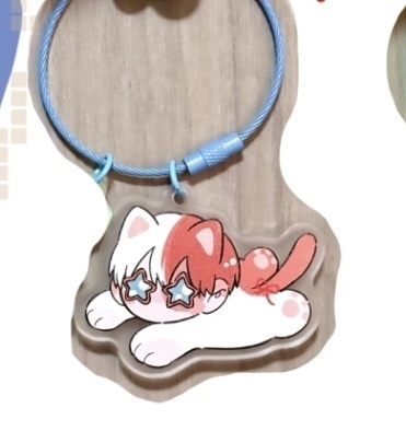 ねこちゃんサングラスアクキー(🍰)