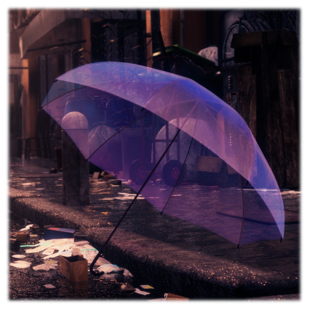 ☔SALE☔雨粒感じるビニール傘