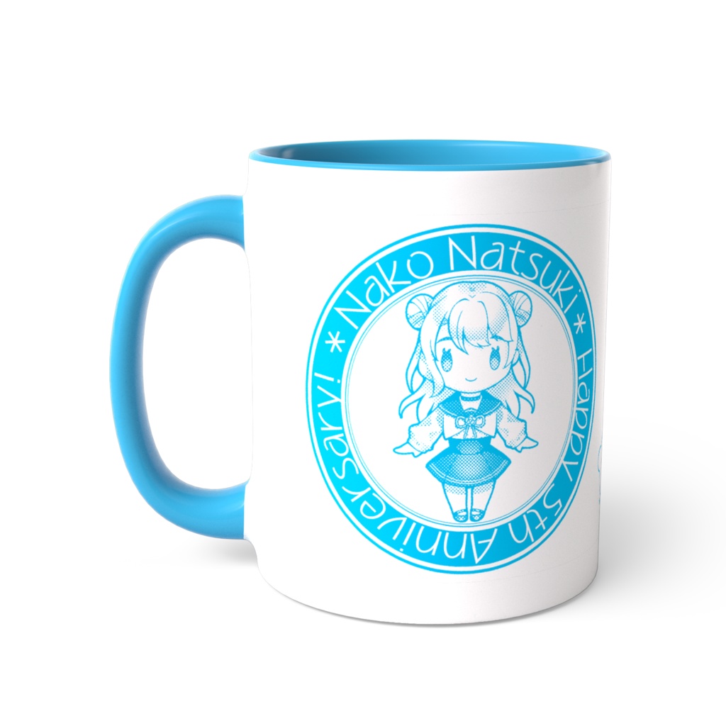 菜月なこ 5周年記念マグカップ【購入特典:撮り下ろしオリジナルボイス】
