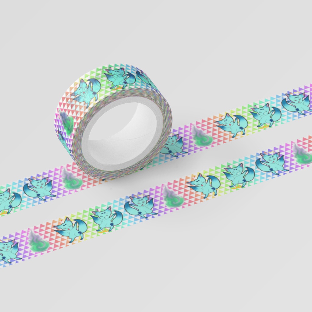 紺狐☆マスキングテープ　