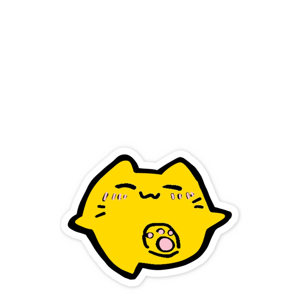 にゃんぷっぷーステッカー