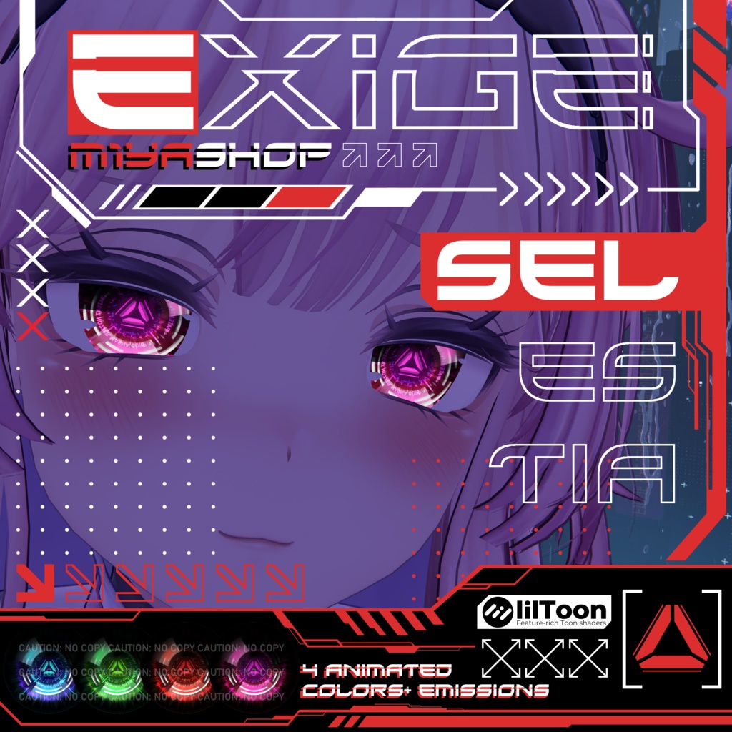 [13 Avatars] Exige ✨Animated✨ Eyes [VRChat] 缩略图 12