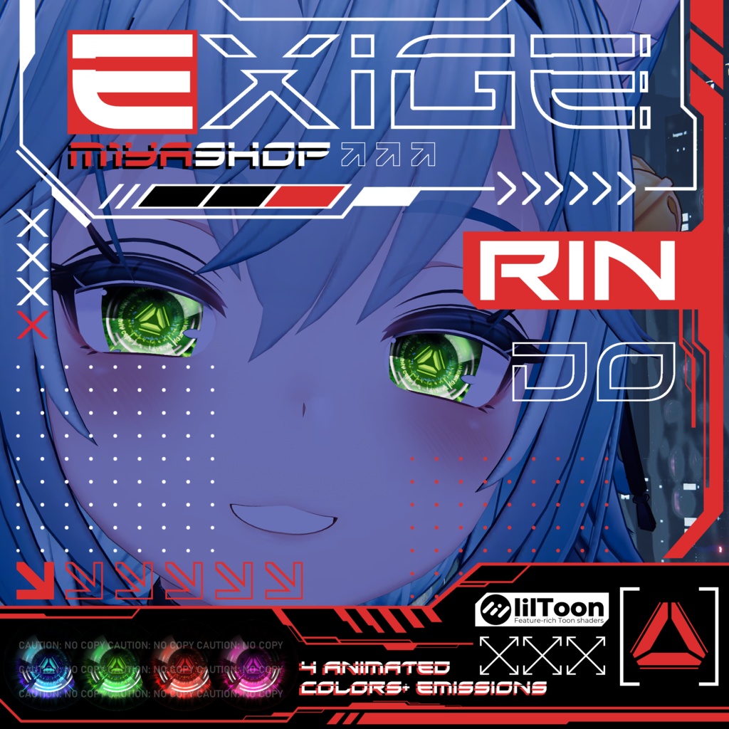 [13 Avatars] Exige ✨Animated✨ Eyes [VRChat] 缩略图 10