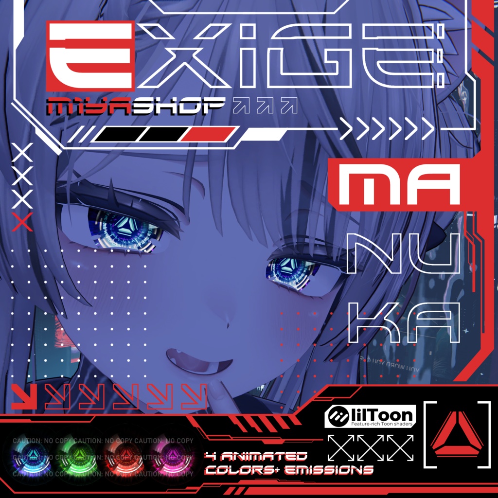 [13 Avatars] Exige ✨Animated✨ Eyes [VRChat] 缩略图 7