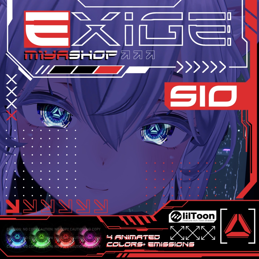 [13 Avatars] Exige ✨Animated✨ Eyes [VRChat] 缩略图 14