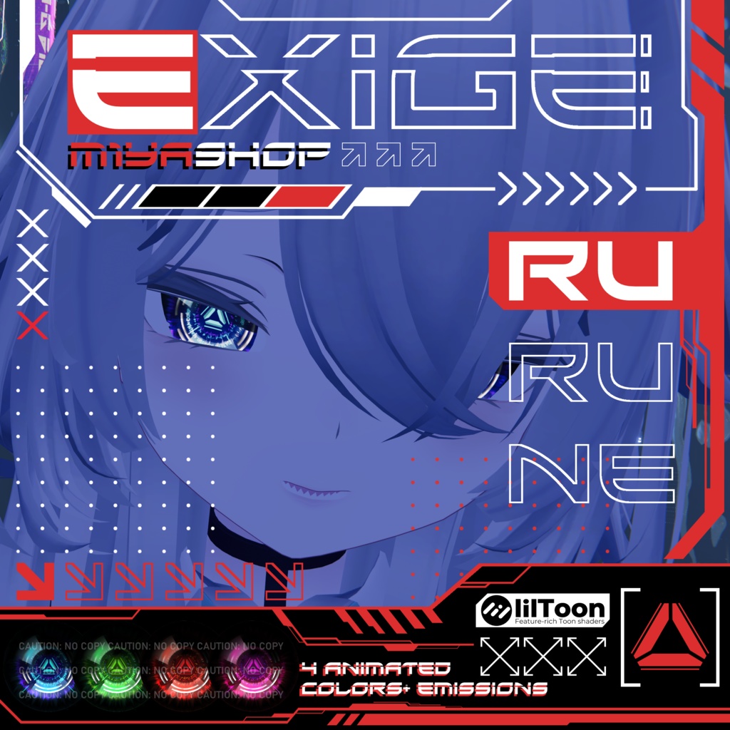 [13 Avatars] Exige ✨Animated✨ Eyes [VRChat] 缩略图 11