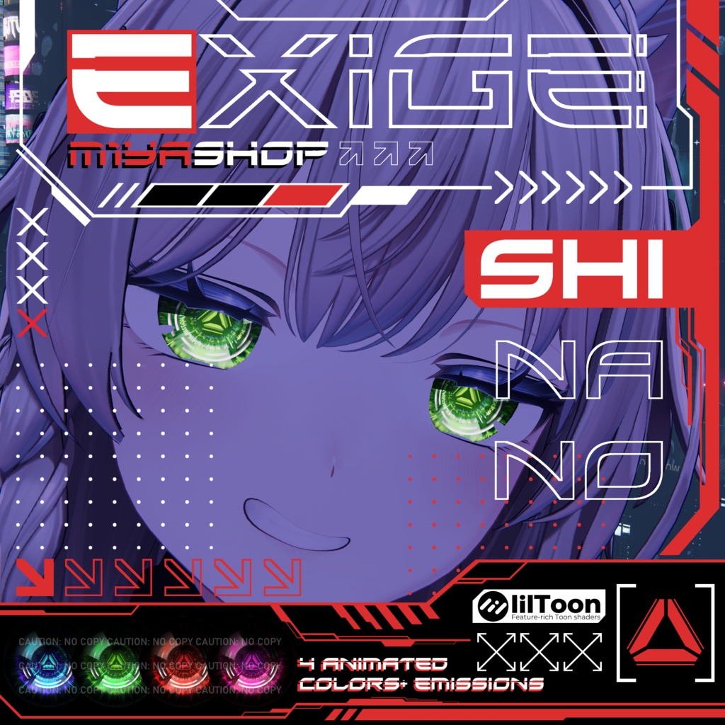 [13 Avatars] Exige ✨Animated✨ Eyes [VRChat] 缩略图 13