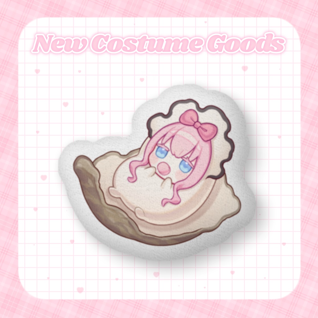 牡蠣うらら ふかふかクッションೀ