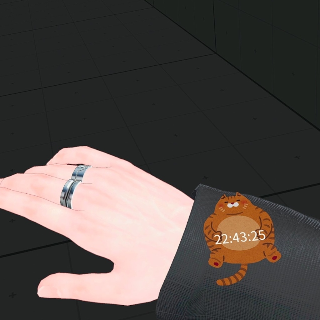 【無料!】ねこうぉっち【VR時計オーバーレイ】