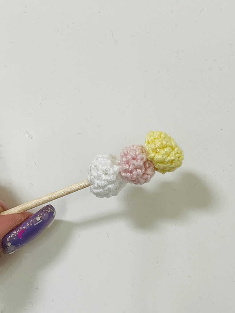 【淡色】3色団子