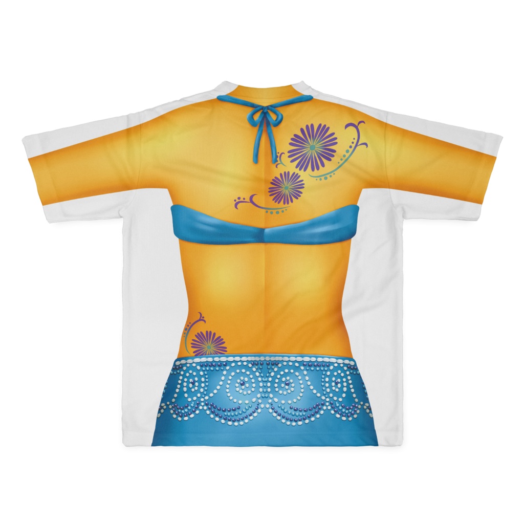 ベリーダンス気分Tシャツ(青)