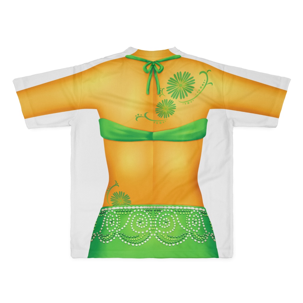 ベリーダンス気分Tシャツ(緑)