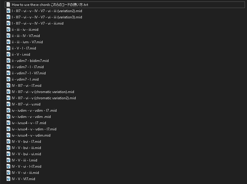 HAZII's Basic Kawaii Chord Pack