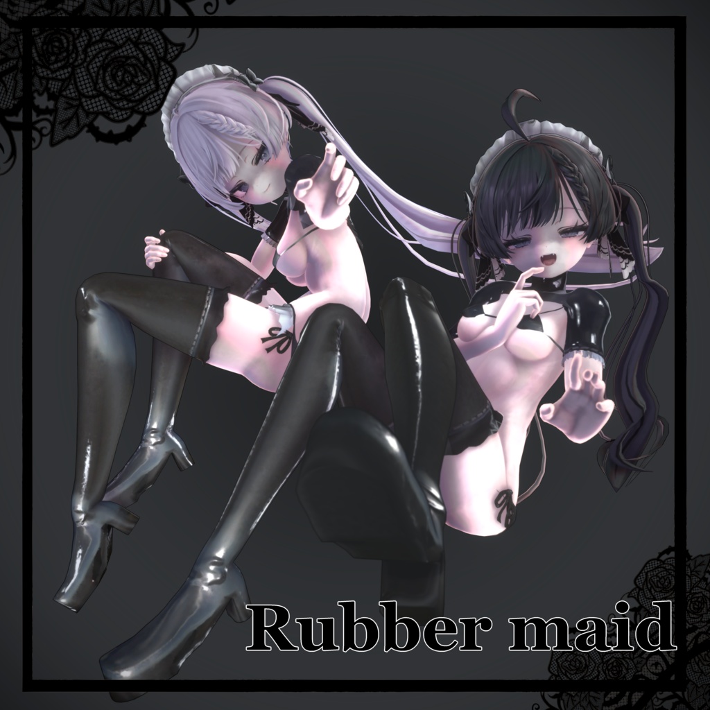 ♡Rubber Maid♡　マヌカちゃん用　ラバーメイド服♡