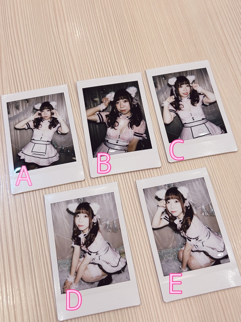 選べるねこちゃんチェキ