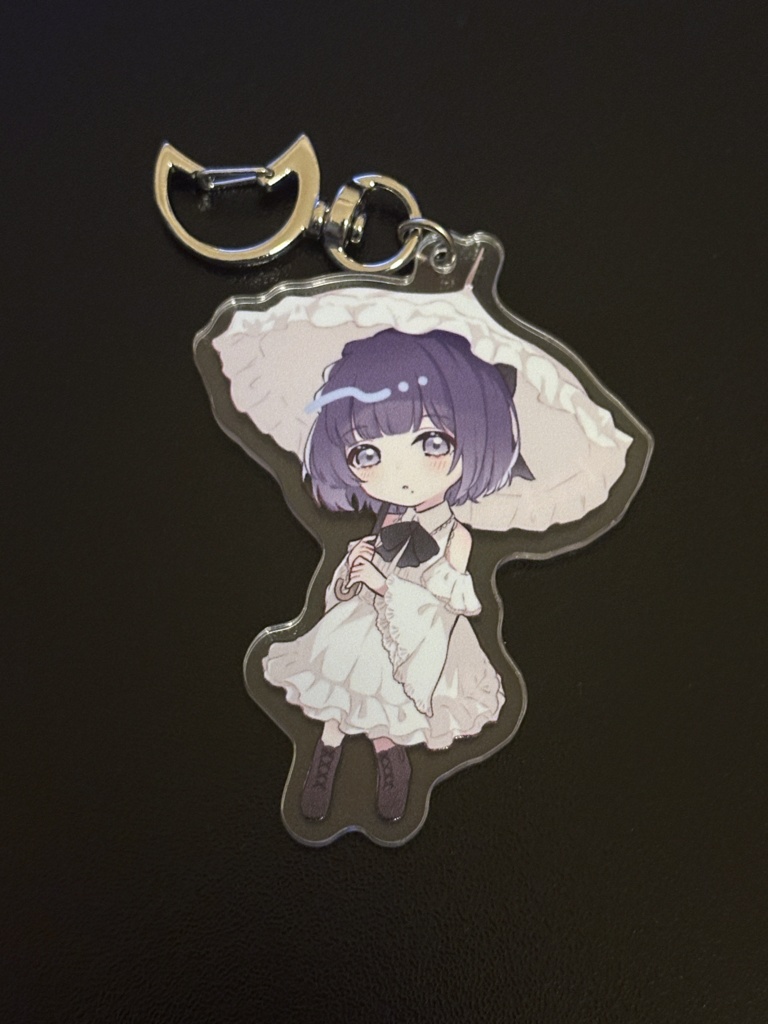 美鈴さん白ロリータアクリルキーホルダー