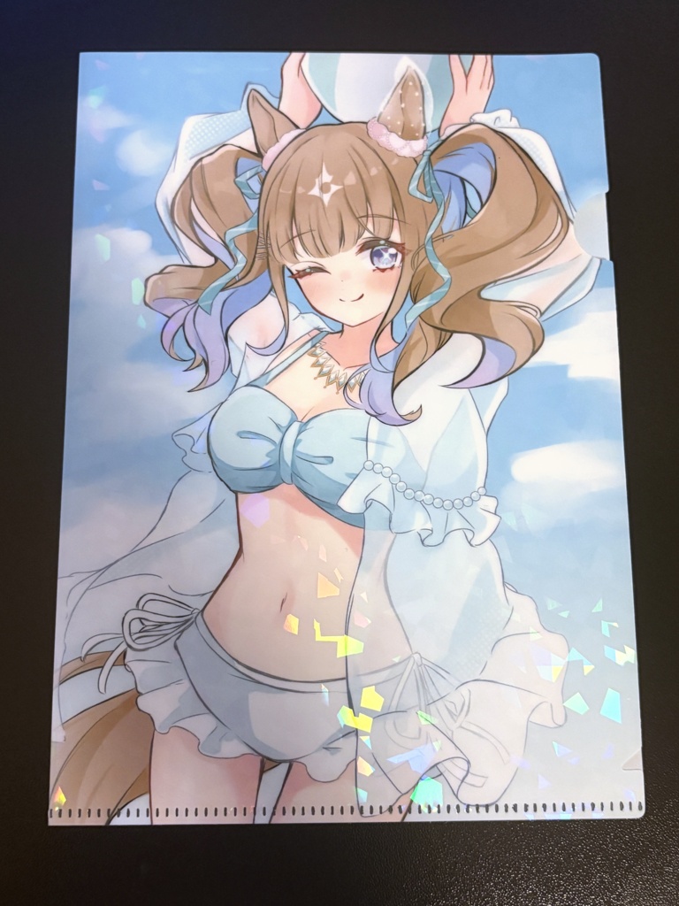 アーモンドアイちゃん水着クリアファイル