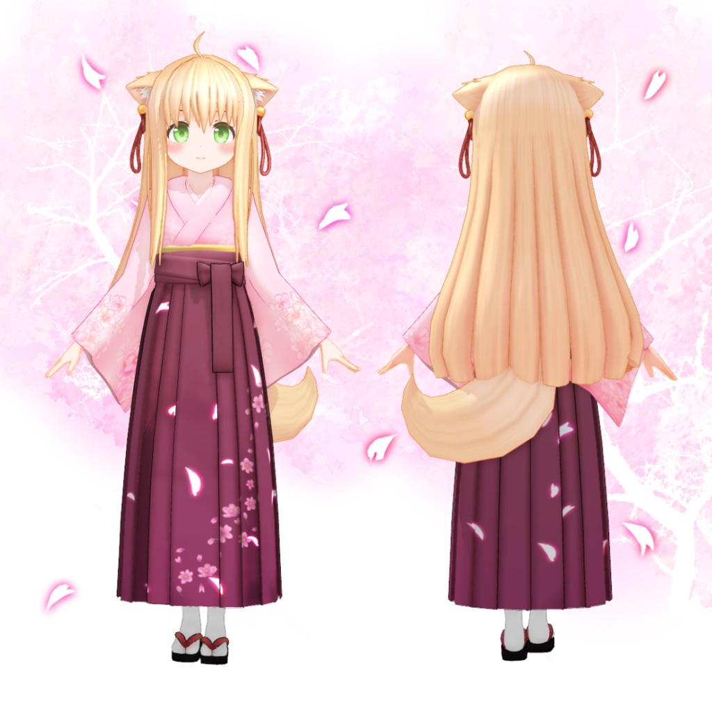 オリジナル3Dモデル『こはる』