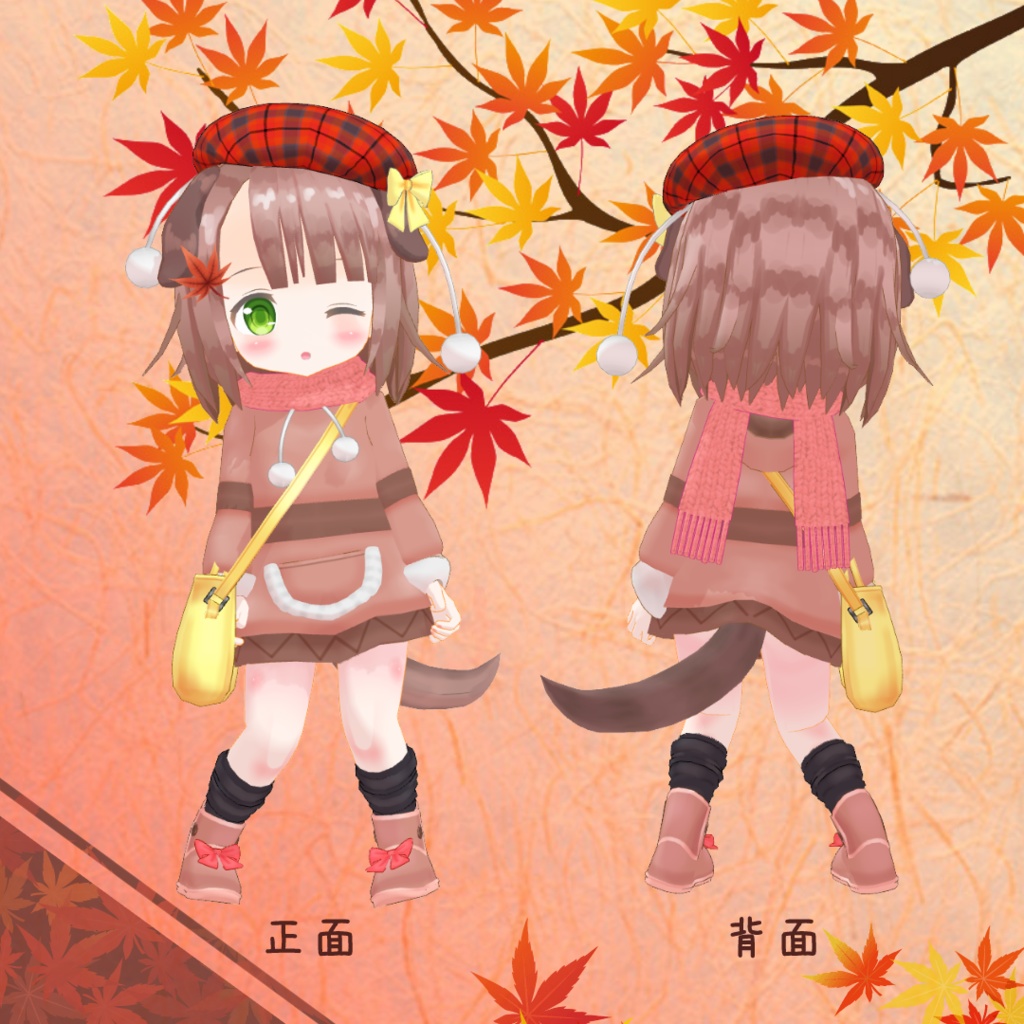 オリジナル3Dモデル「このは」