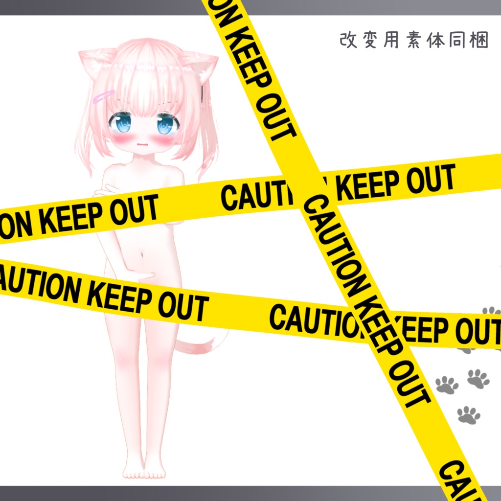 オリジナル3Dモデル「くろね」