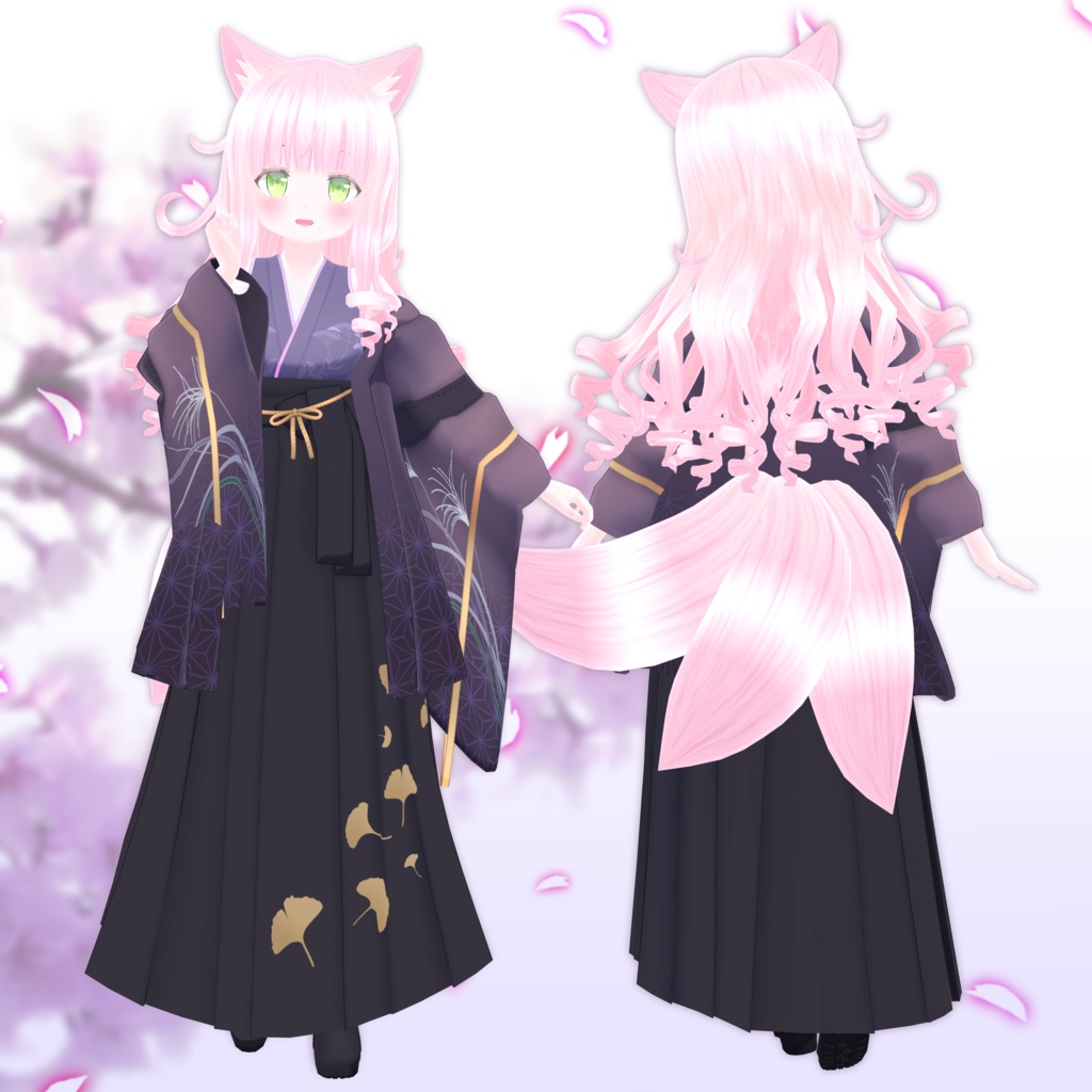 オリジナル3Dモデル「紗雪」