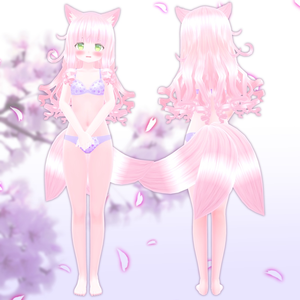 オリジナル3Dモデル「紗雪」