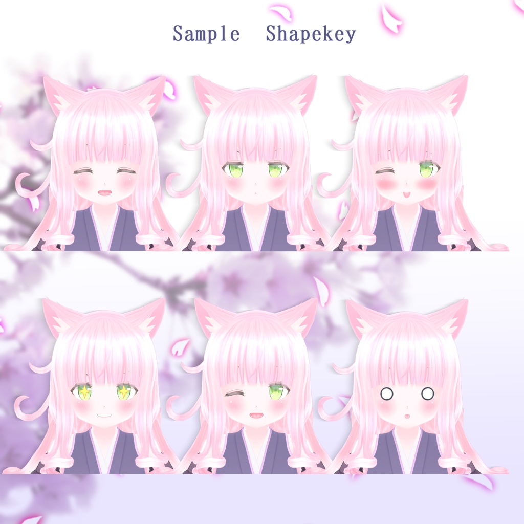 オリジナル3Dモデル「紗雪」