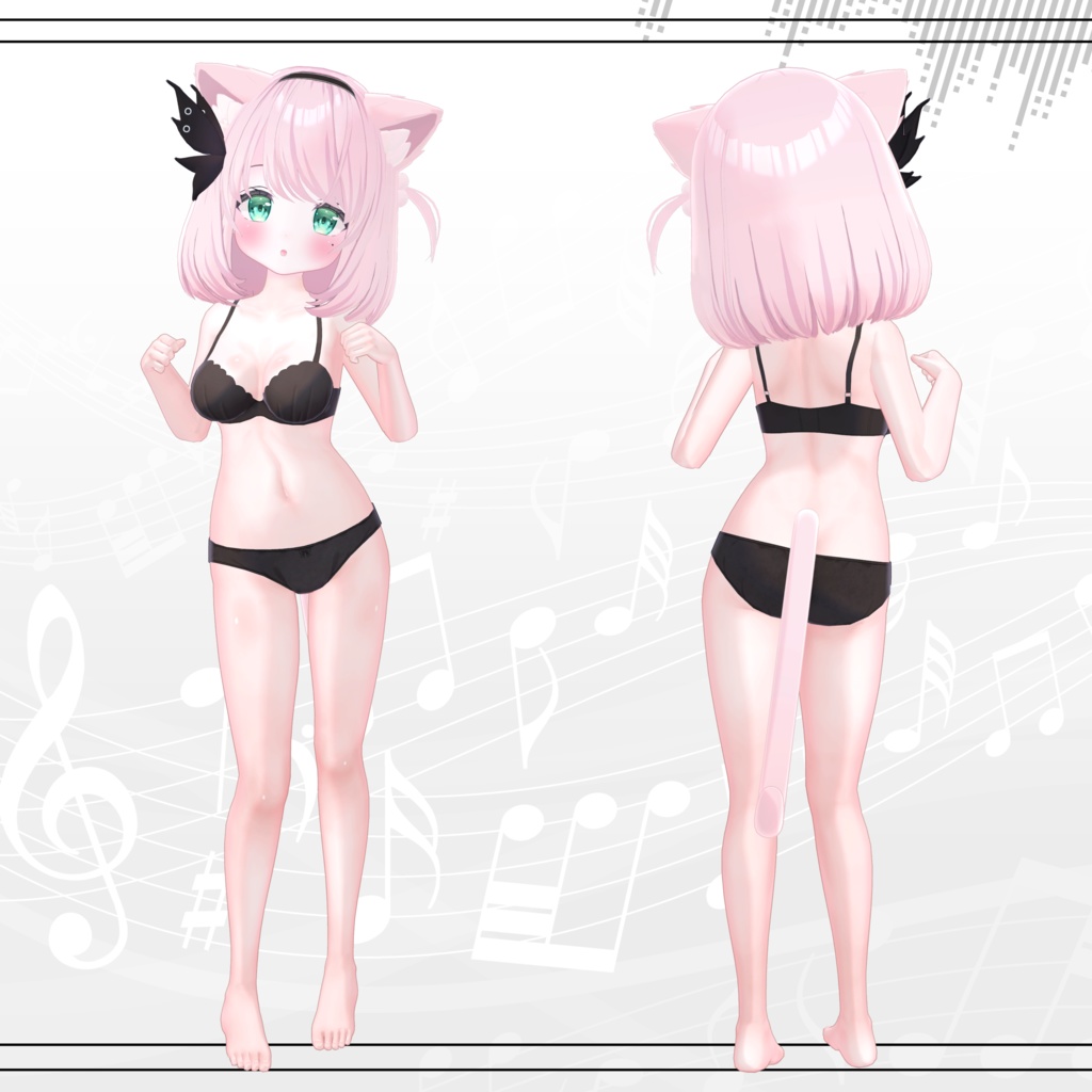 オリジナル3Dモデル『アリア』