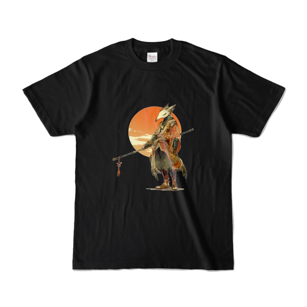 和風黒Ｔシャツ