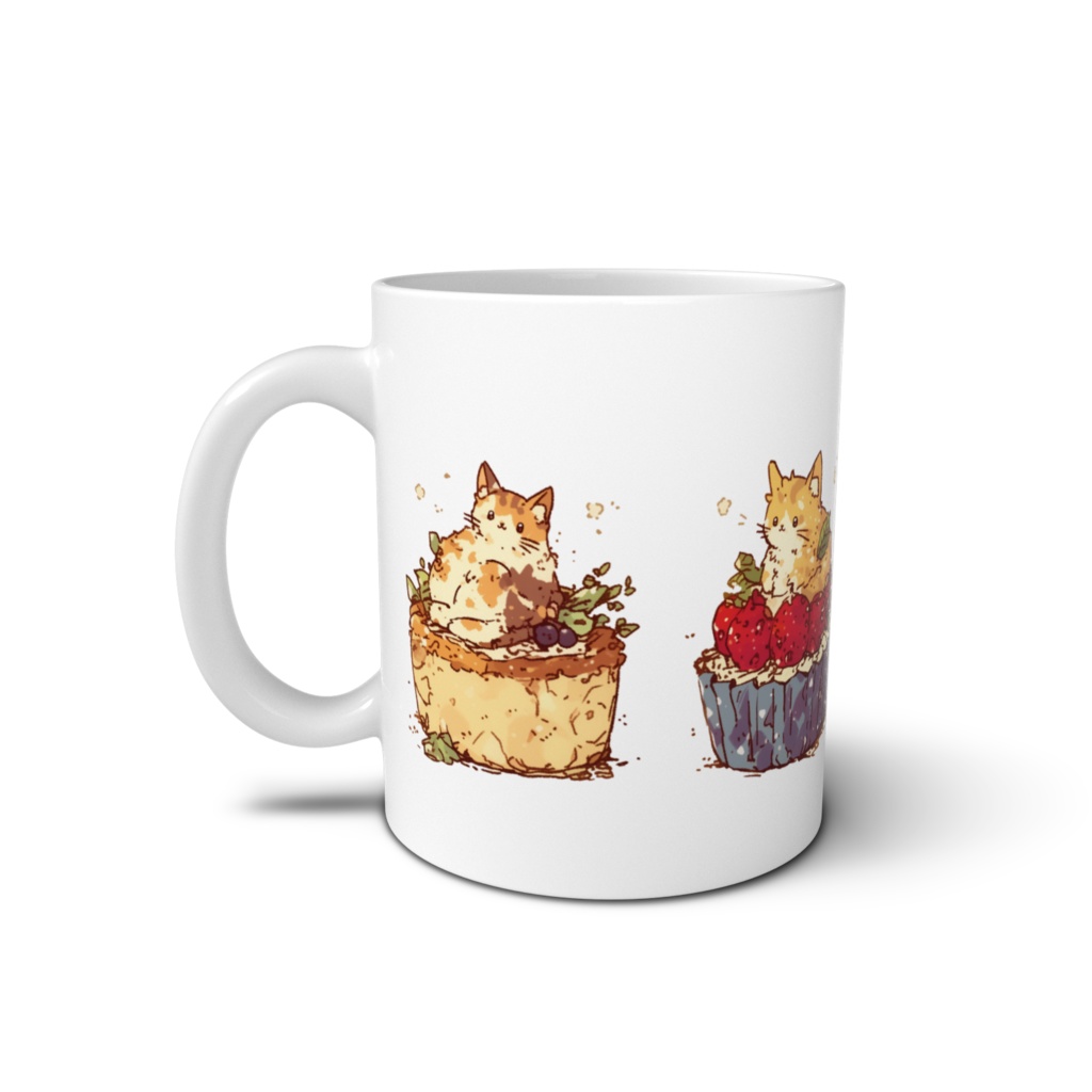 【猫】プチケーキにゃんず【マグカップ】