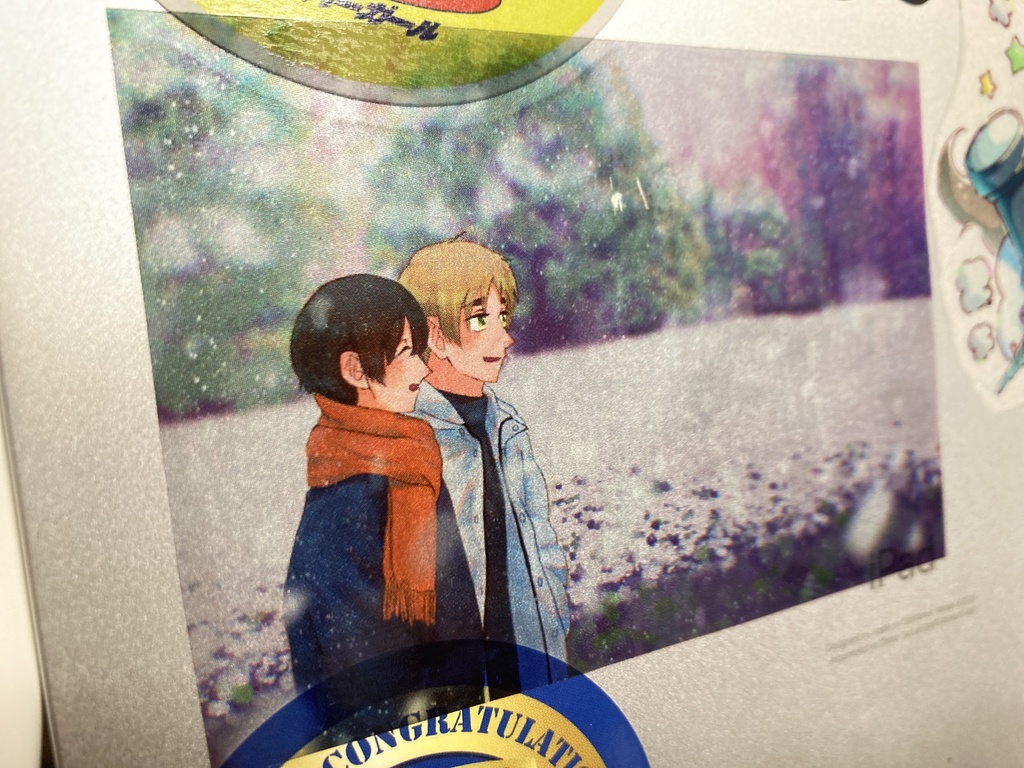 2/12発行「クリアステッカー　3種セット」