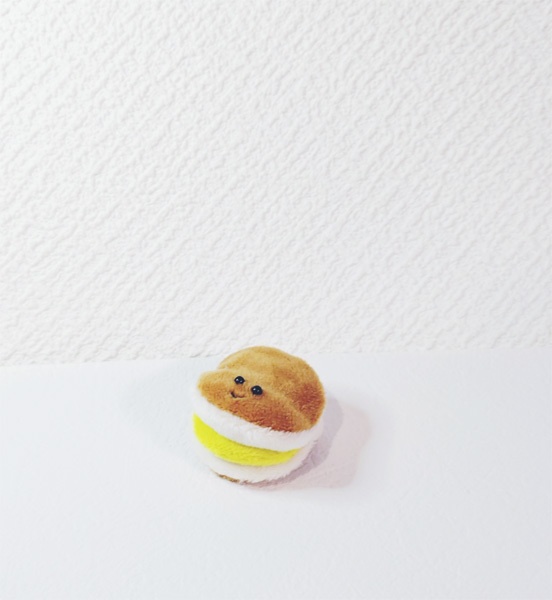 どら焼きのぬいぐるみ（うぐいす餡）