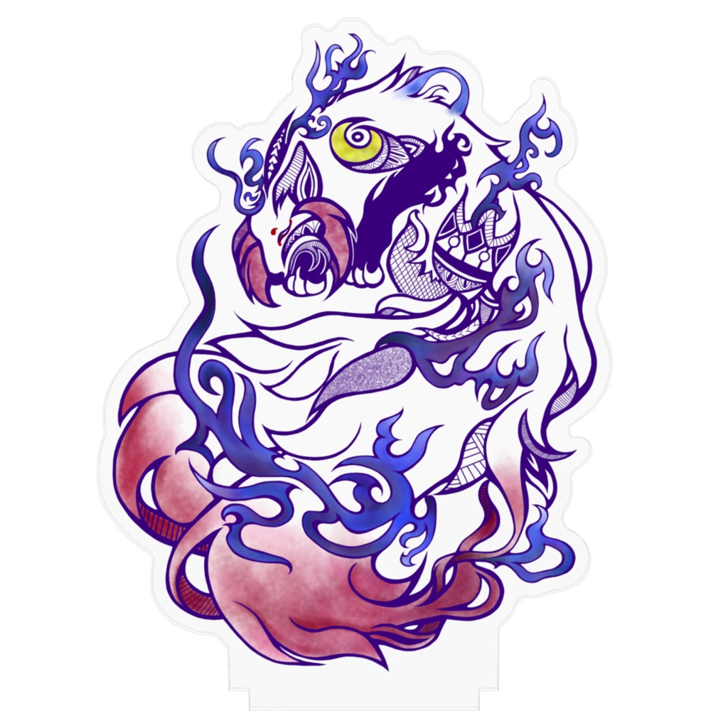 妖狐アクリルスタンドフィギュア