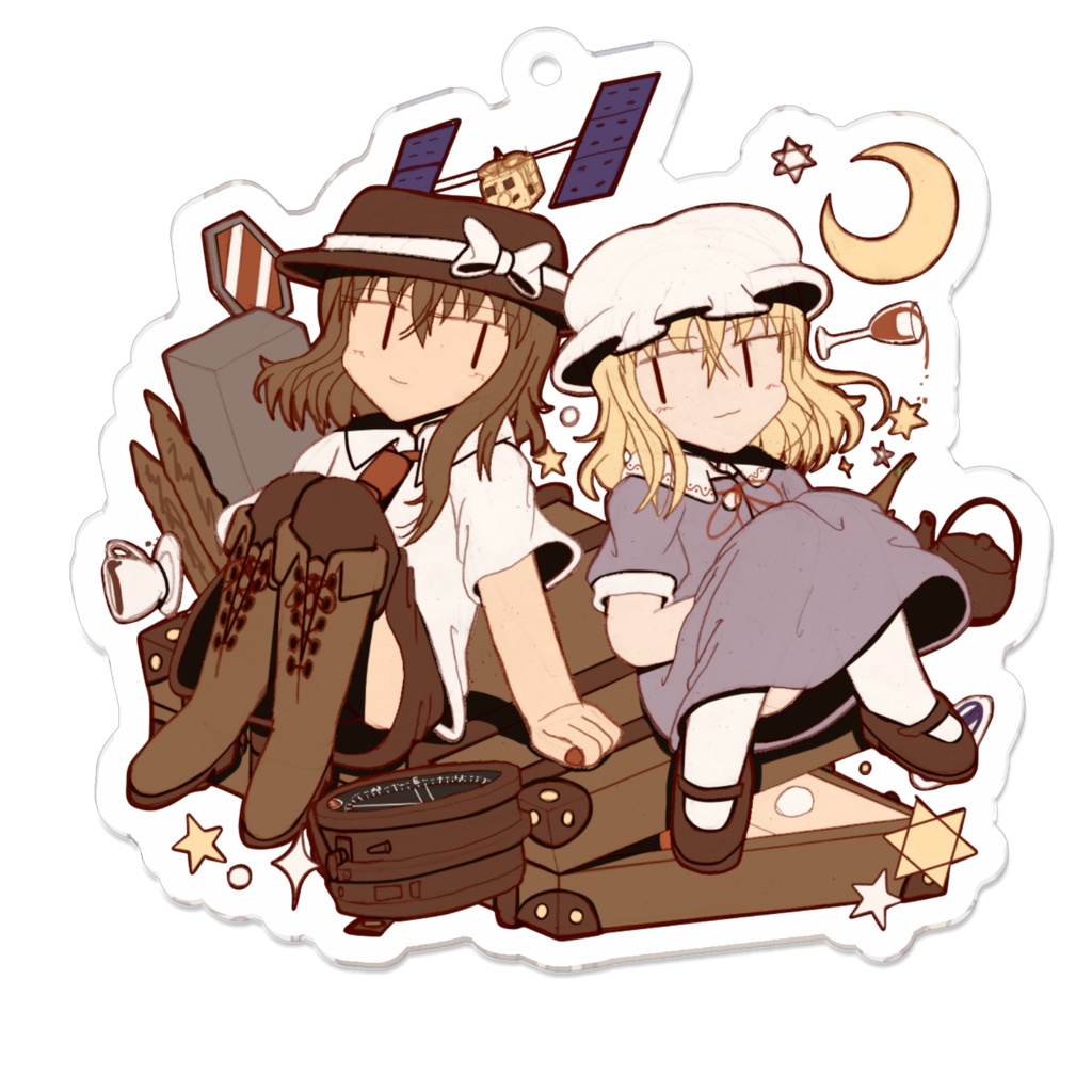 アクリルキーホルダー(秘封倶楽部)