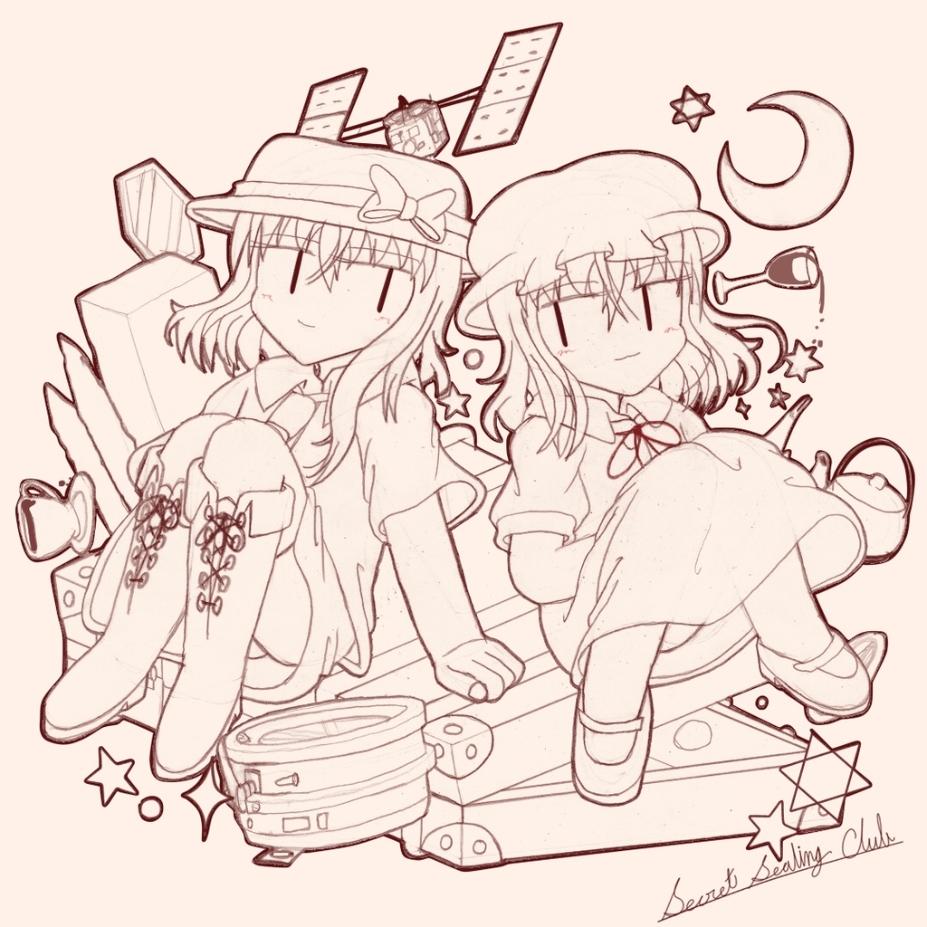 トートバッグ(秘封倶楽部)