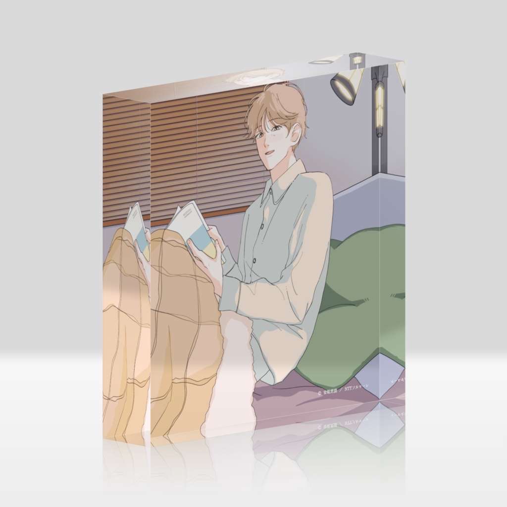 「今夜も眠らNight」火野直寛 アクリルブロック