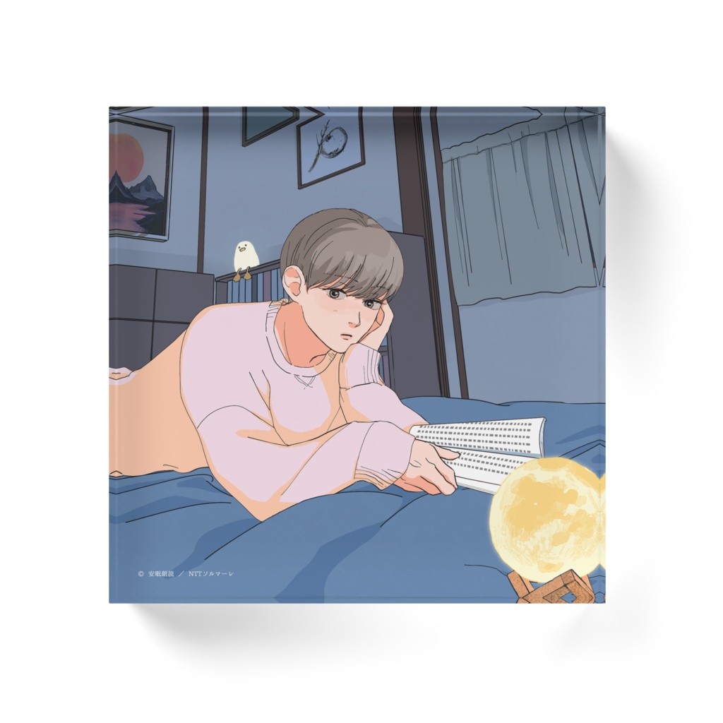 「今夜も眠らNight」水嶋修治 アクリルブロック