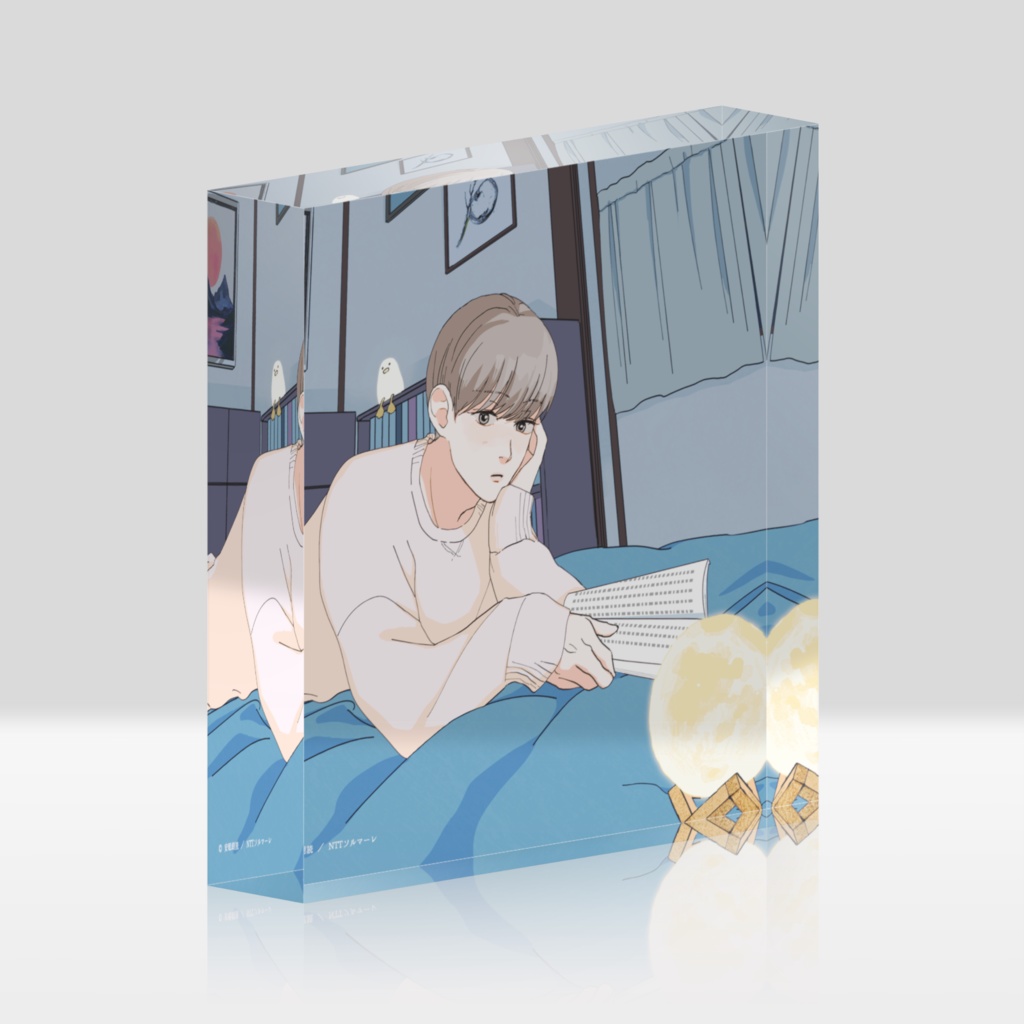 「今夜も眠らNight」水嶋修治 アクリルブロック