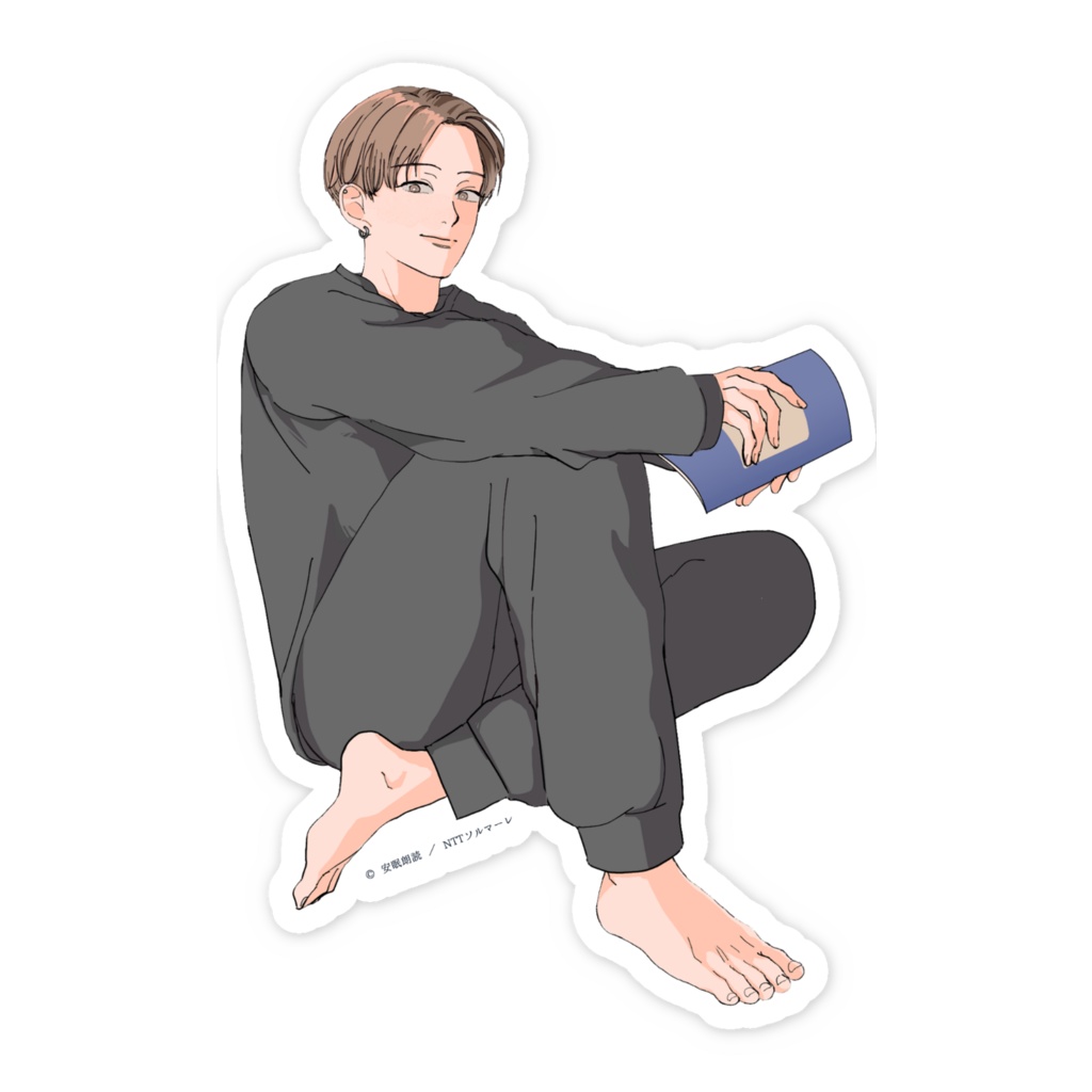 「今夜も眠らNight」木崎敦 スマホステッカー