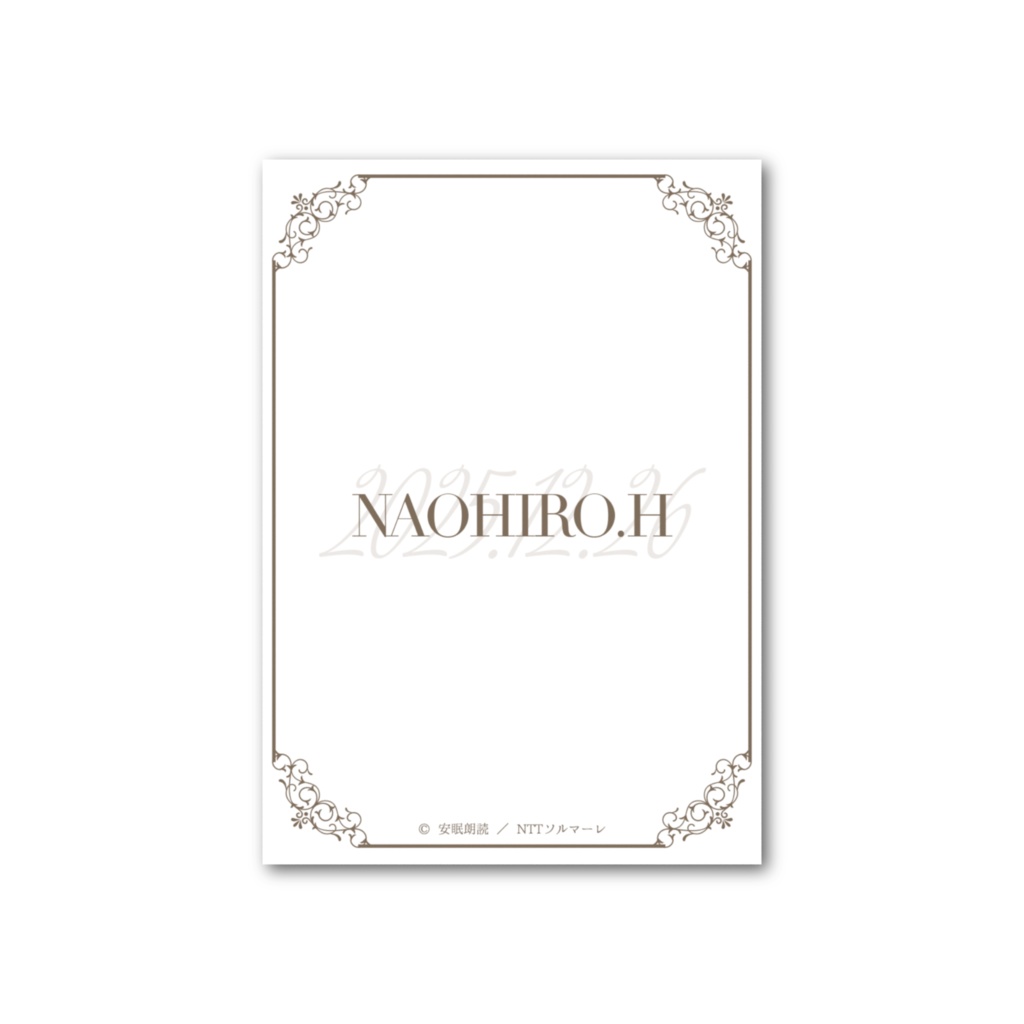 「今夜も眠らNight」BIRTHDAY NIGHT 2025 火野直寛 フォトカード