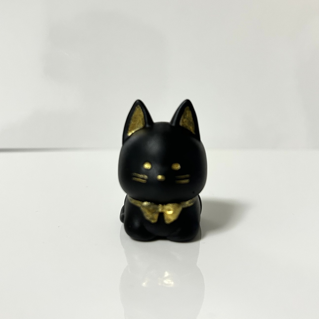 【動物フィギュア】ねこ_香箱座り黒