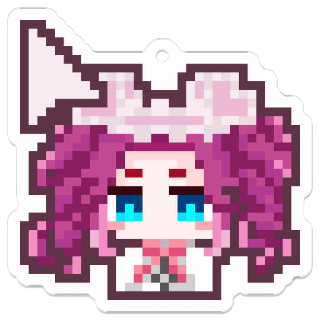 四国めたん ドット絵アクリルキーホルダー