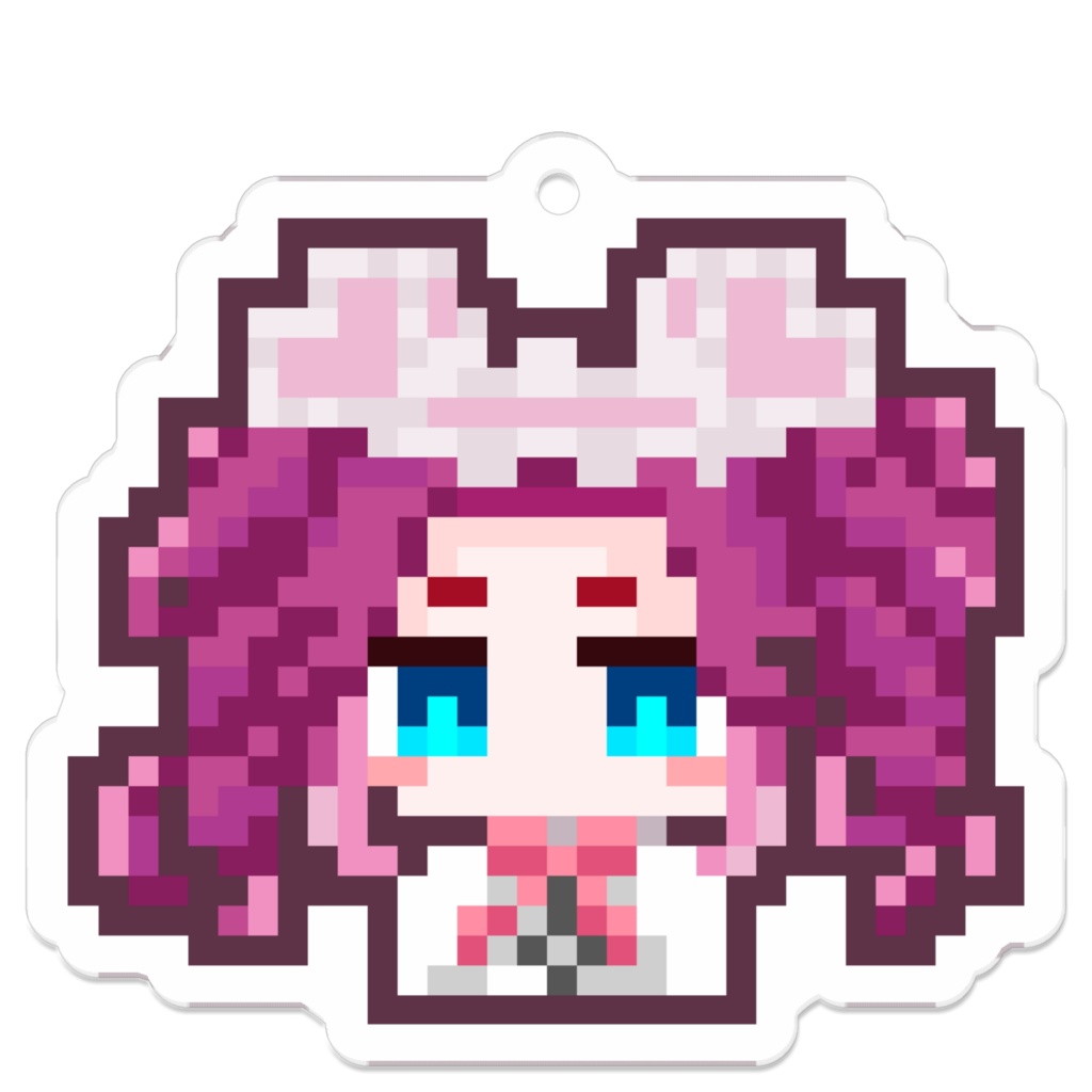 四国めたん　ドット絵アクリルキーホルダー