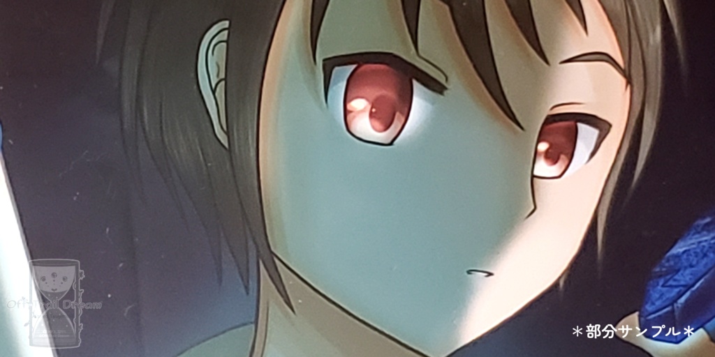 【他商品同梱不可】額装作品「月光環 -sapphire-」