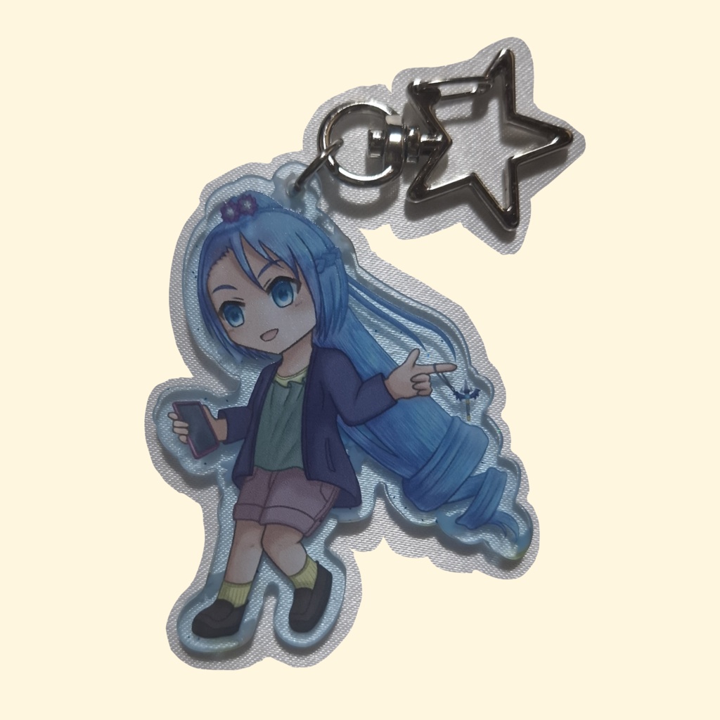 アクリルキーホルダー(セルリアン)
