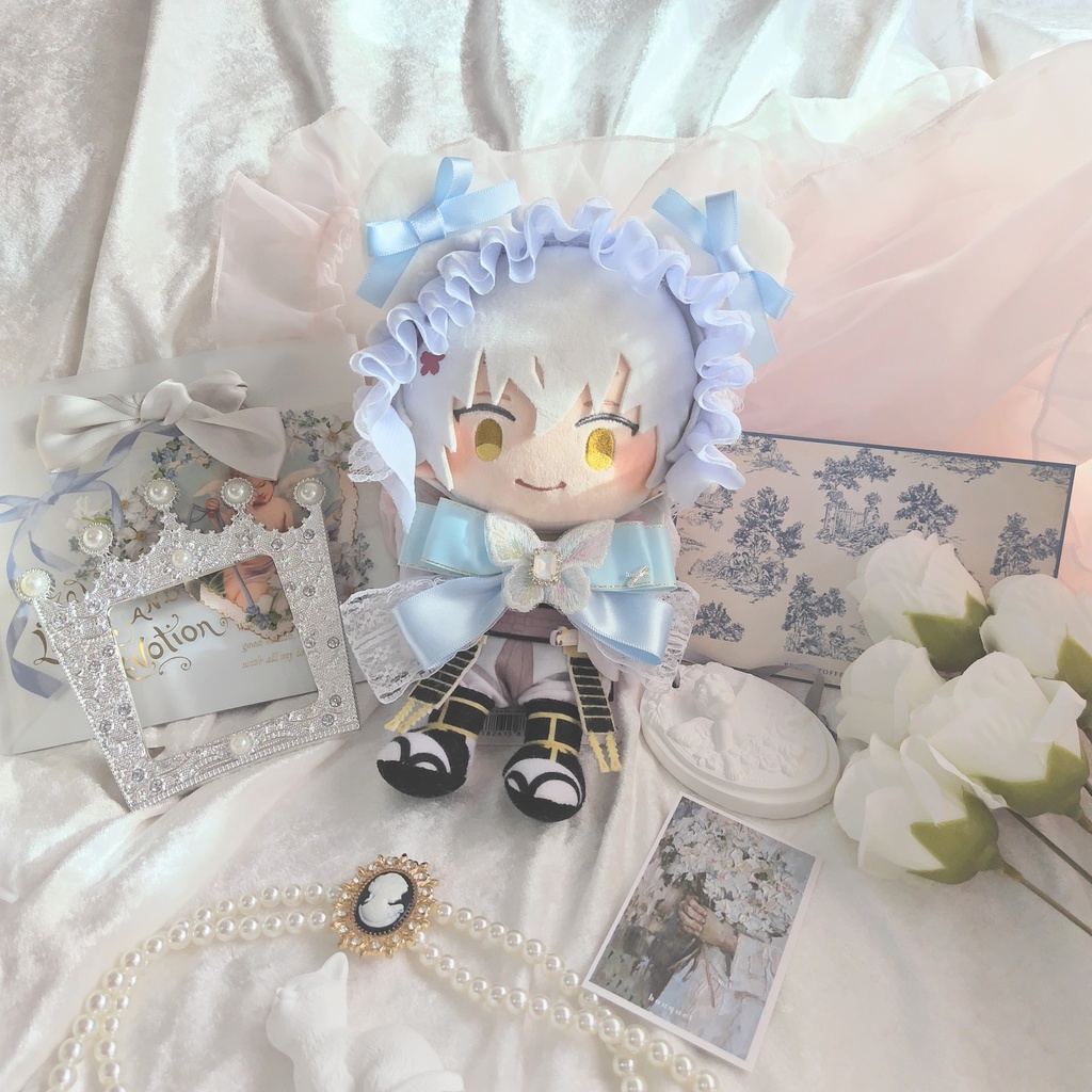 深窓ブルーのヘドレ&リボン🦋🩵