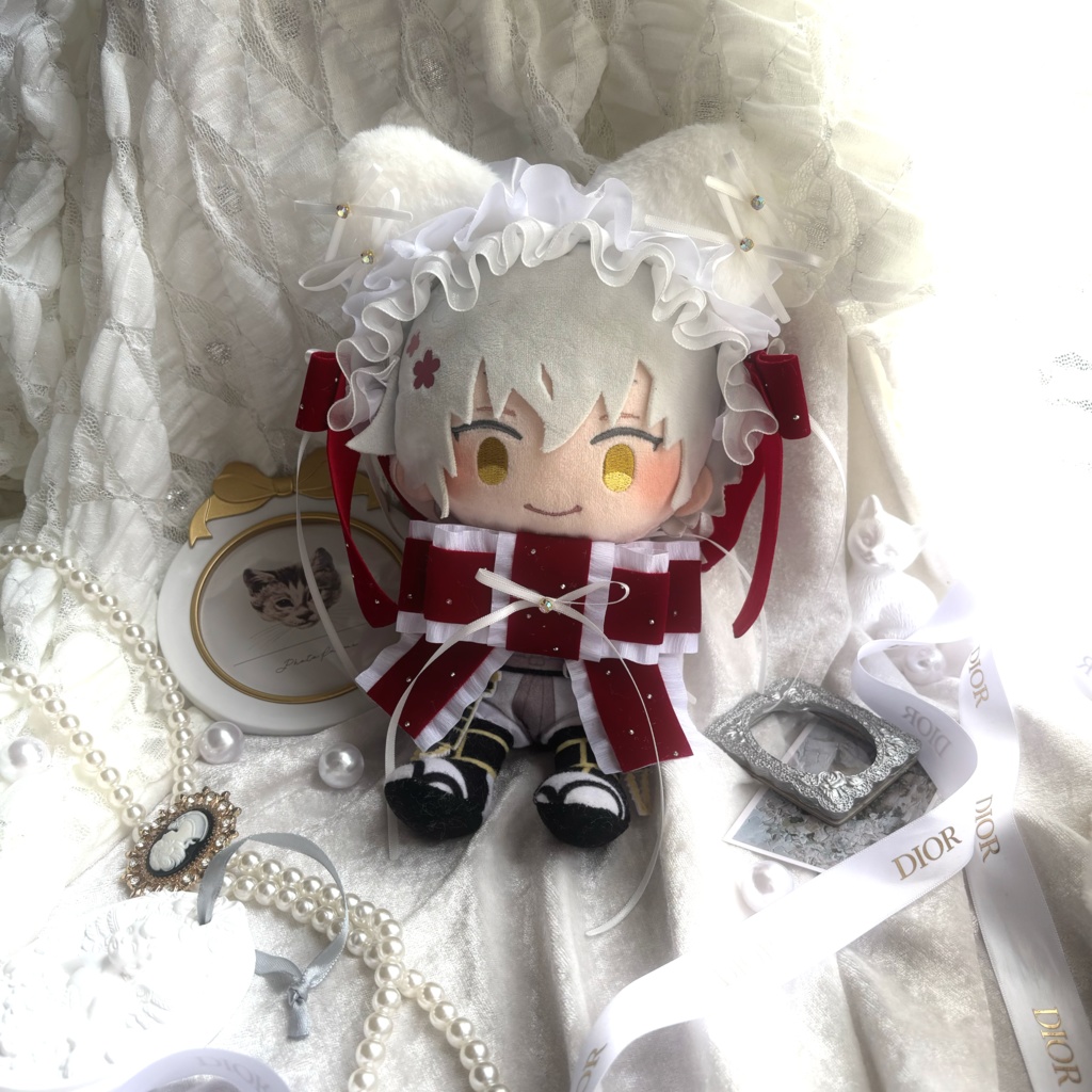 真紅ベロアのかっちりヘドレ&リボン