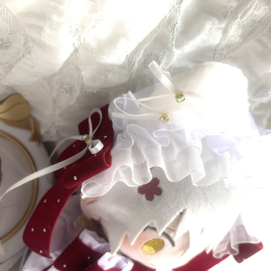 真紅ベロアのかっちりヘドレ&リボン