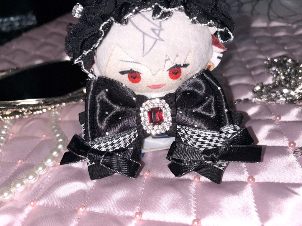 𝔣𝔯𝔦𝔩𝔩 𝔊𝔬𝔱𝔥𝔦𝔠 𝔭𝔯𝔦𝔫𝔠𝔢𝔰𝔰ヘッドドレス(赤✖️黒)