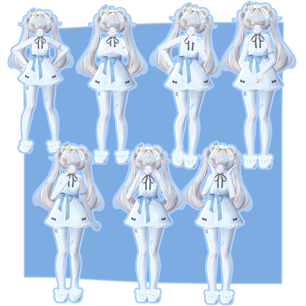 【無料版あり】【発売記念セール中!】デスクトップでもVRみたいなポーズがしたい!なpose set 【50種類+】
